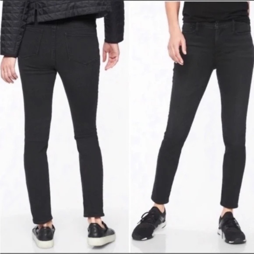 Athleta sculptek carbon wash skinny jeans